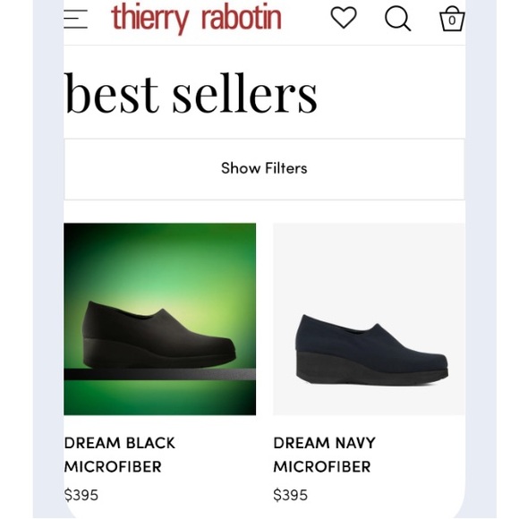 Thierry Rabotin Italian Black Leather & Suede Platform Shoes. 38 1/2. Size 8 - Picture 7 of 7